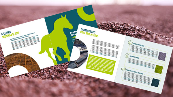 La nuova brochure equitazione Ecopneus: il futuro di maneggi e scuderie ha un nuovo terreno
