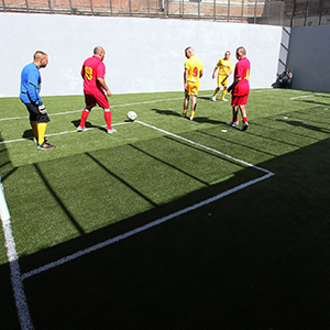 Sport sociale e ambiente nelle carceri: sul campo in gomma riciclata inaugurate oggi le attività  nell’Istituto Santo Spirito di Siena