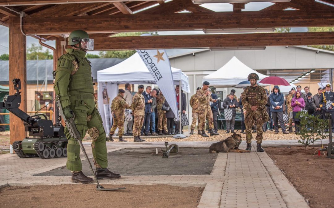 The inauguration ceremony of the training centre for detection apparatuses at the Cecchignola Military Centre