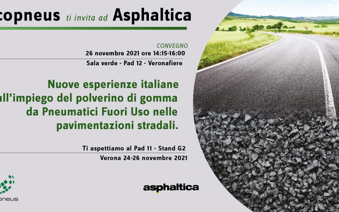 A convention on the new experiences in the use of rubber powder in road surfaces at Asphaltica
