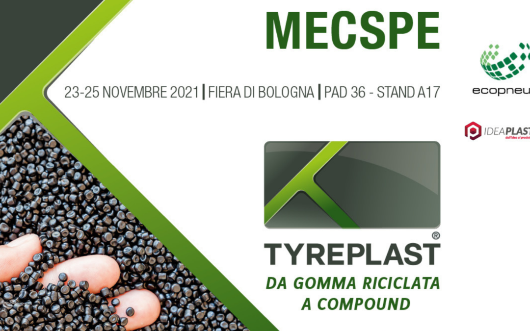 Ecopneus al MECSPE 2021 con l’innovazione Tyreplast