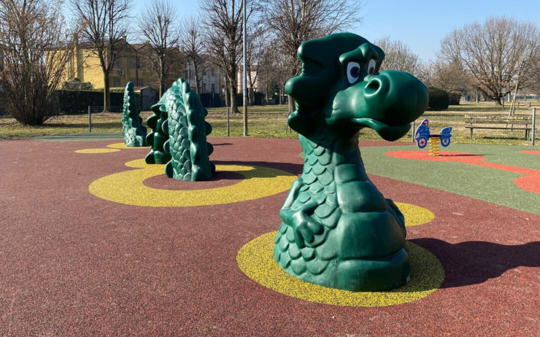 Nel Parco Vita di Brugine (PD) divertimento e sicurezza grazie alla gomma riciclata da PFU